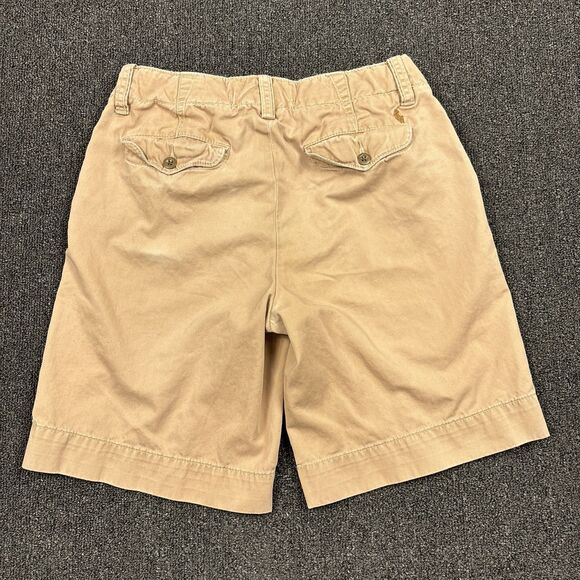 Polo Ralph Lauren Shorts Mens Khaki Chino Casual Pony Drawstring Size 30 - Picture 7 of 7
